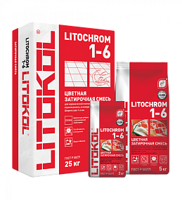 Цементная затирочная смесь LITOCHROM 1-6